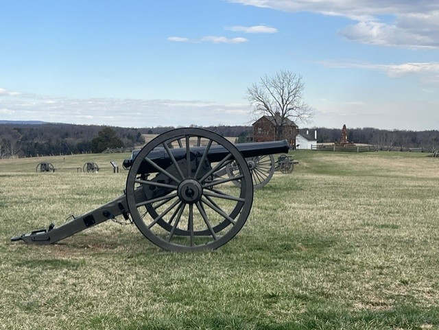 Cannons on Henry Hill at Manassas National Battlefield